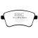 Brake pad set, disc brake DPX2099 EBC