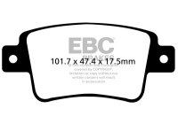 Brake pad set, disc brake DPX2101 EBC