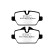 Brake pad set, disc brake DPX2102 EBC