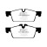 Brake pad set, disc brake DPX2106 EBC