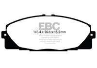 Brake pad set, disc brake DPX2114 EBC