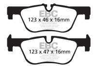Brake pad set, disc brake DPX2132 EBC