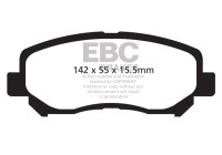 Brake pad set, disc brake DPX2134 EBC