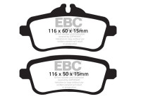 Brake pad set, disc brake DPX2137 EBC