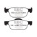 Brake pad set, disc brake DPX2154 EBC