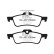 Brake pad set, disc brake DPX2181 EBC