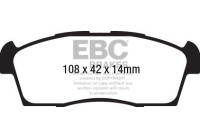 Brake pad set, disc brake DPX2184 EBC