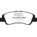 Brake pad set, disc brake DPX2218 EBC