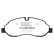 Brake pad set, disc brake DPX2221 EBC