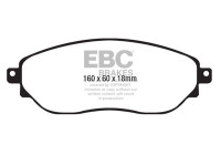Brake pad set, disc brake DPX2226 EBC