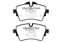 Brake pad set, disc brake DPX2227 EBC
