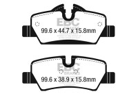 Brake pad set, disc brake DPX2228 EBC