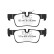 Brake pad set, disc brake DPX2235 EBC