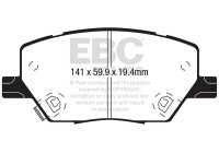 Brake pad set, disc brake DPX2239 EBC