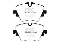 Brake pad set, disc brake DPX2245 EBC