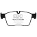 Brake pad set, disc brake DPX2253 EBC