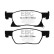 Brake pad set, disc brake DPX2266 EBC