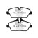 Brake pad set, disc brake DPX2328 EBC