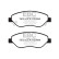 Brake pad set, disc brake DPX2332 EBC