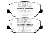 Brake pad set, disc brake DPX2343 EBC