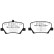 Brake pad set, disc brake DPX2366 EBC