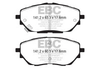 Brake pad set, disc brake DPX2368 EBC