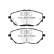 Brake pad set, disc brake DPX2368 EBC