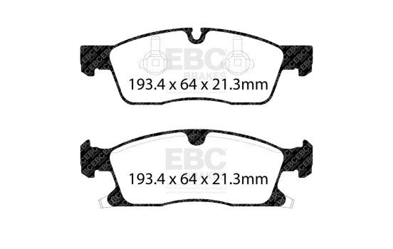 Brake pad set, disc brake DPX2398 EBC, Image 3