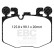 Brake pad set, disc brake DPX2522 EBC, Thumbnail 3