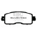 Brake pad set, disc brake DPX3011 EBC