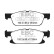 Brake pad set, disc brake DPX3046 EBC