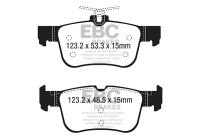 Brake pad set, disc brake DPX3047 EBC