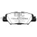 Brake pad set, disc brake DPX3071 EBC