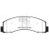 Brake pad set, disc brake DPX3088 EBC