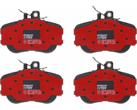 Brake Pad Set, disc brake DTEC COTEC GDB1094DTE TRW