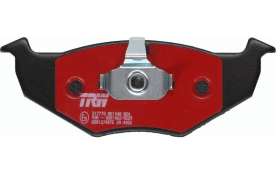 Brake Pad Set, disc brake DTEC COTEC GDB1274DTE TRW, Image 3