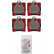 Brake Pad Set, disc brake DTEC COTEC GDB1335DTE TRW