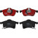 Brake Pad Set, disc brake DTEC COTEC GDB1350DTE TRW