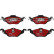 Brake Pad Set, disc brake DTEC COTEC GDB1351DTE TRW