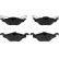 Brake Pad Set, disc brake DTEC COTEC GDB1351DTE TRW, Thumbnail 2