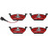 Brake Pad Set, disc brake DTEC COTEC GDB1386DTE TRW, Thumbnail 2