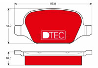 Brake Pad Set, disc brake DTEC COTEC GDB1396DTE TRW