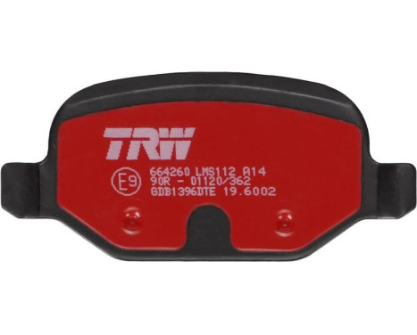 Brake Pad Set, disc brake DTEC COTEC GDB1396DTE TRW, Image 3