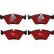 Brake Pad Set, disc brake DTEC COTEC GDB1404DTE TRW