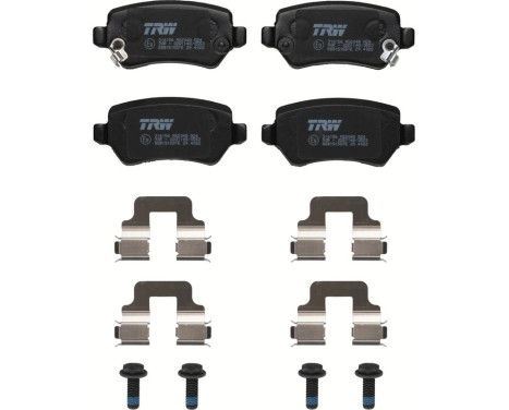 Brake Pad Set, disc brake DTEC COTEC GDB1515DTE TRW, Image 2