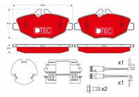 Brake Pad Set, disc brake DTEC COTEC GDB1542DTE TRW