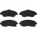 Brake Pad Set, disc brake DTEC COTEC GDB1570DTE TRW, Thumbnail 3
