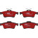 Brake Pad Set, disc brake DTEC COTEC GDB1621DTE TRW