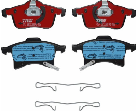 Brake Pad Set, disc brake DTEC COTEC GDB1668DTE TRW, Image 2