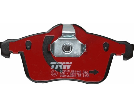 Brake Pad Set, disc brake DTEC COTEC GDB1668DTE TRW, Image 4